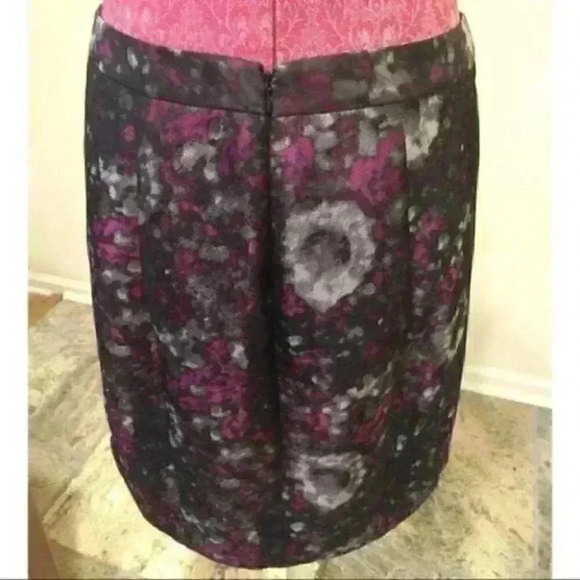 AK Ann Klein Skirt Sz 8 Multicolored With Pockets - Picture 7 of 9